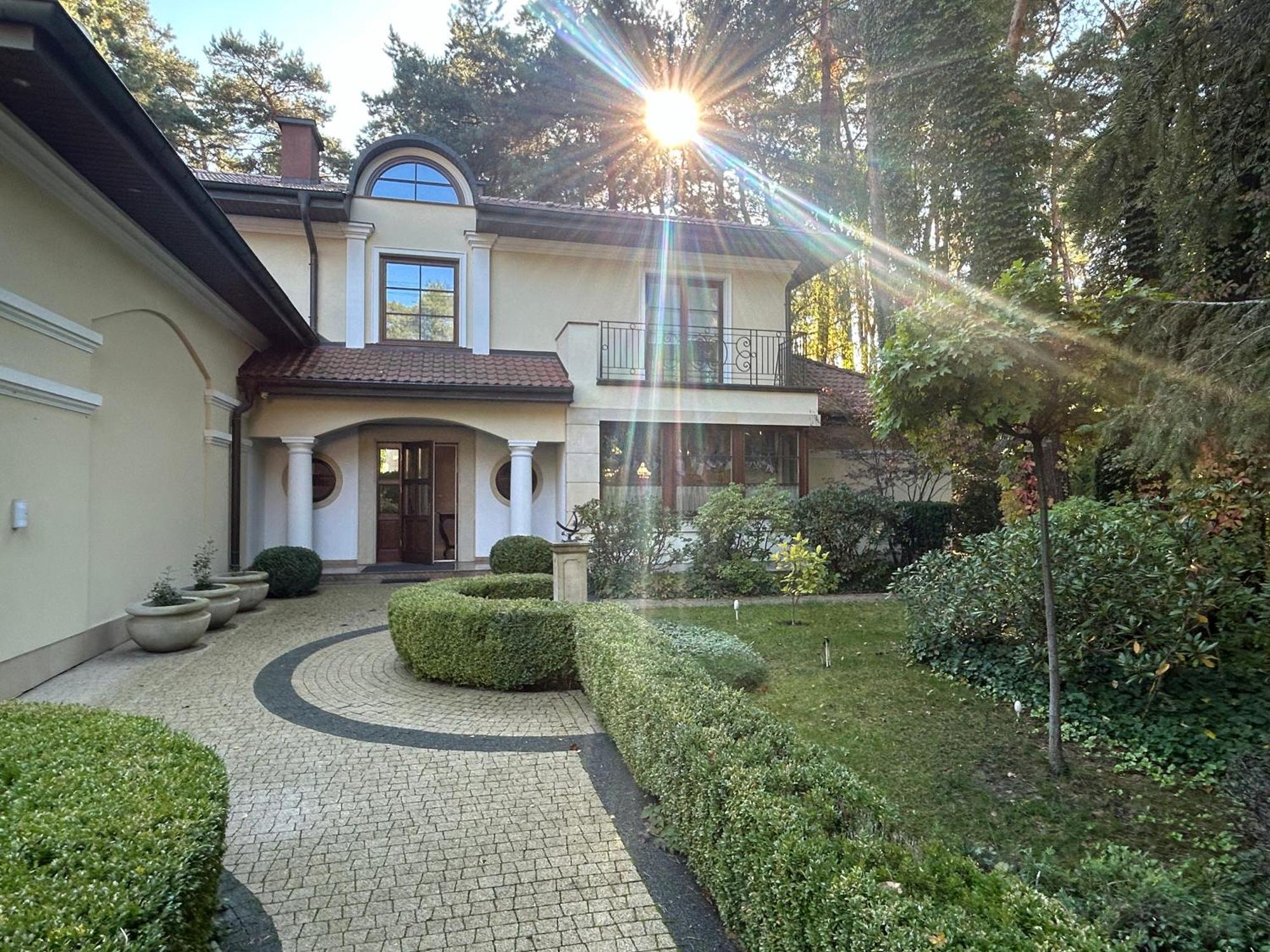 Luxury Villa Indoor Pool Warsaw Magdalenka Eksteriør billede
